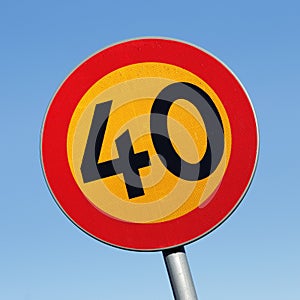 Speed limit 40