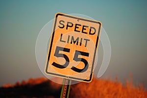 Speed Limit 55 photo