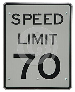 Speed Limit 70 photo