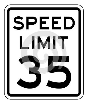 Speed Limit Sign