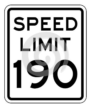 Speed Limit Sign