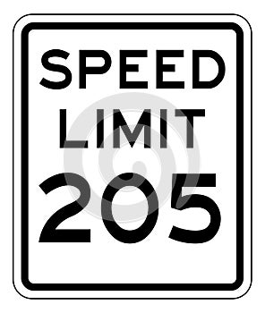 Speed Limit Sign