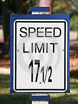Speed Limit Sign