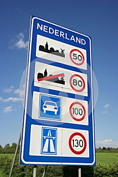 Speed limits in The Netherlands