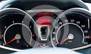 A speed meter is gauge that measures and displays,Car dashboard display