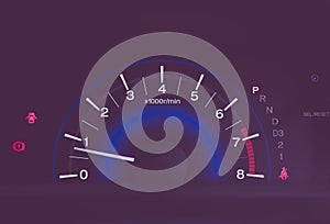 A speed meter is gauge that measures and displays,Car dashboard display