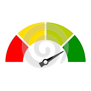 Speed meter vector icon