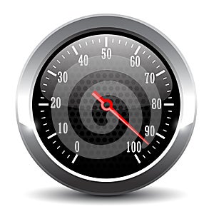 Speed meter vector icon