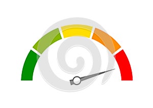 Speed metering icon illustration isolated on white background
