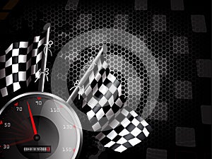 Speed racing background