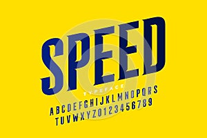 Speed style font