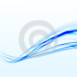 Speed swoosh blue lines flow abstract background