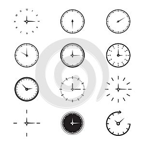 Speed, Time logo icon set vector symbol.
