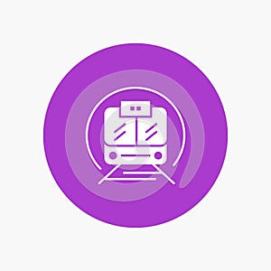 Speed Train, Transport, Train, Public white glyph icon