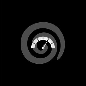 Speed up concept icon isolated on dark background