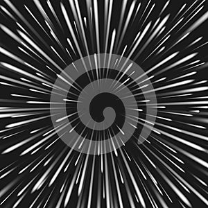 Speed warp lighting blast background