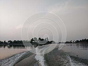 Speedboat- Early Morning - Allapey - kerala