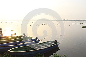 Speedboats at badagry waterfront ,lagos, nigeria