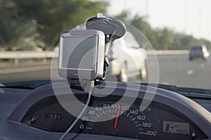 Speeding Car Dashboard