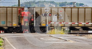 Speeding Railroad Cars