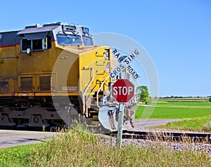 Speeding train