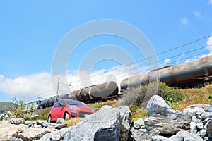 Speeding train