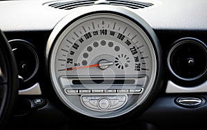 Speedometer of a car