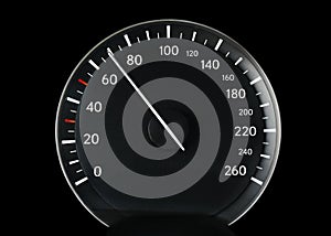 Speedometer of a car