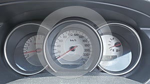 speedometer car speed 0KM/H
