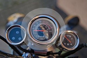 speedometer display moped