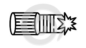 Speedometer Gauge Indicator Icon for Performance, vector design Generative AI