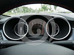 Speedometer of italian car - tubes