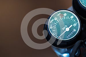 Speedometer motorcycle - old retro classic