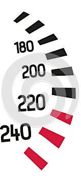 Speedometer racing icon