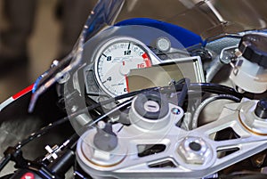 Speedometer sports bike