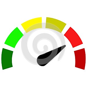 Speedometer, tachometer icon. Speed indicator sign. Internet car speed. Performance concept. Speedometer set. Fast speed sign.