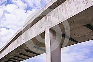 Speedway concrete bridge