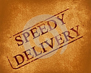 Speedy delivery photo