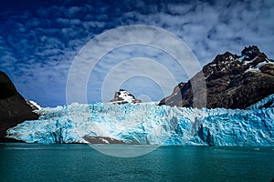 Spegazzini glacier located in the Los Glaciares National Park