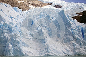 Spegazzini Glacier view from the Argentino Lake, Argentina photo
