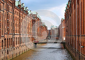 Speicherstadt district of Hamburg photo