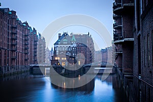 Speicherstadt in Hamburg, Germany