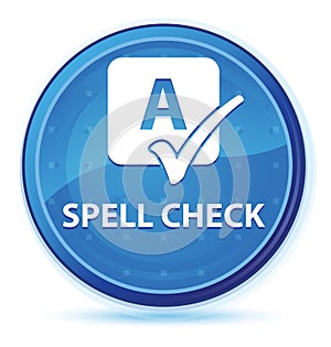 Spell check midnight blue prime round button