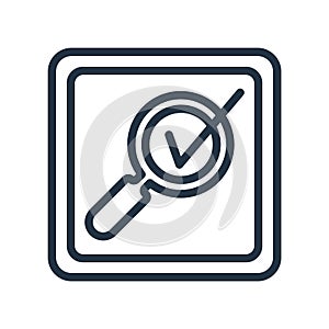 Spellcheck icon vector isolated on white background, Spellcheck