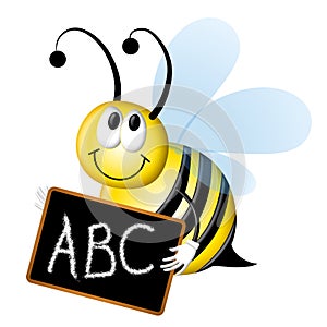 Spelling Bee With ABC Chalkboard