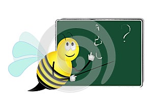 Spelling Bee With ABC Chalkboard