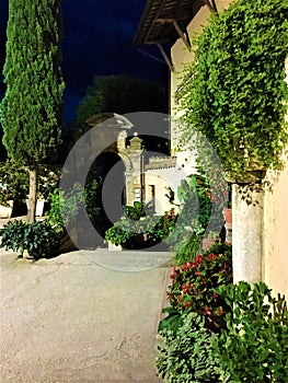 Spello town in Umbria region, Italy. History, art, tourism, fascination and magic secret garden