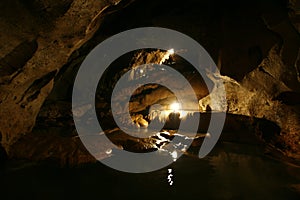 Spelunking at Sagada limestone caves, philippines