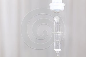 Spender von Infusion, Nahaufnahme photo