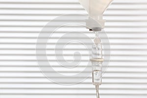 Spender von Infusion, Nahaufnahme photo